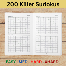 Load image into Gallery viewer, Killer Sudoku Puzzle Book Personalized
