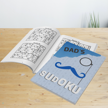 Load image into Gallery viewer, Personalized Sudoku Puzzle Book for Dad or Grandpa