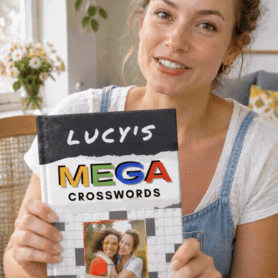 Custom Crossword Puzzle Book