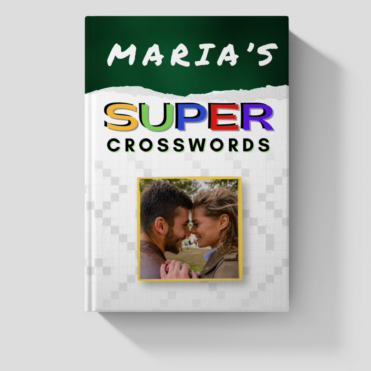 Personalized Super Crosswords Book | Large full page puzzles