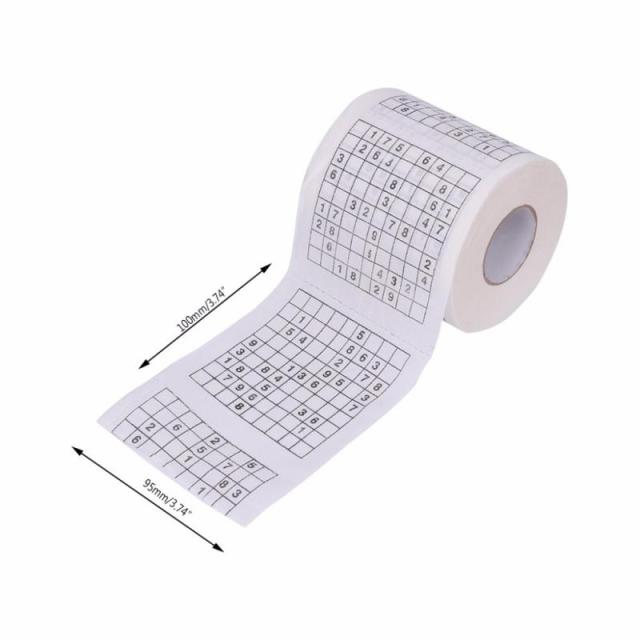 Sudoku Toilet Paper Novelty Gift